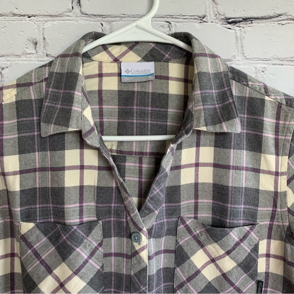 😍 Columbia Plaid Flannel Shirt - Picture 2 of 3